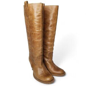 Roots Tan Heeled Boots